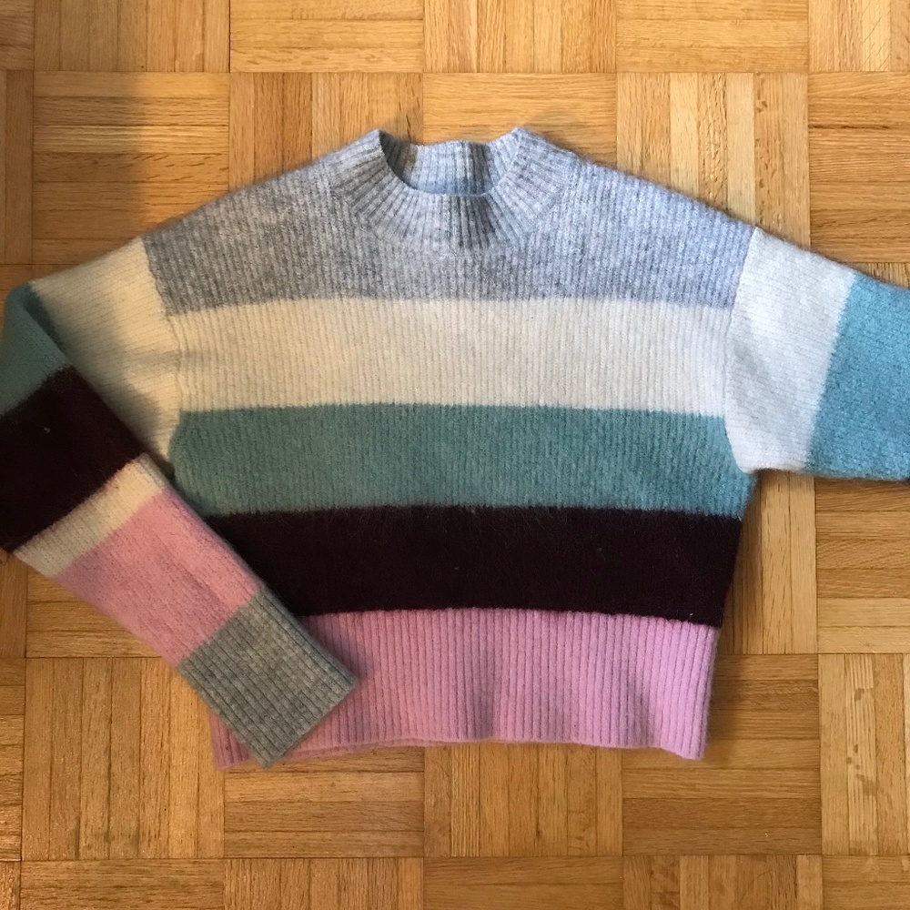 H&M Striped Colourful Sweater